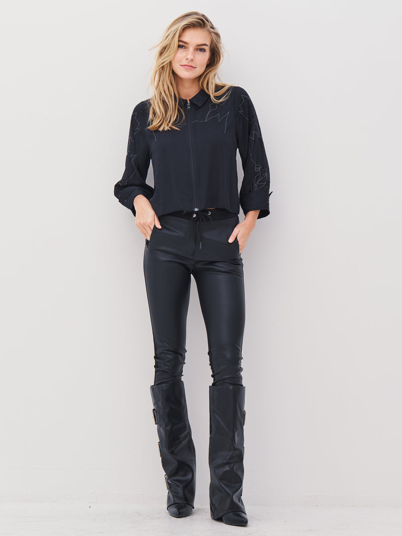 NÜ APRIL Leggings Leggings Schwarz