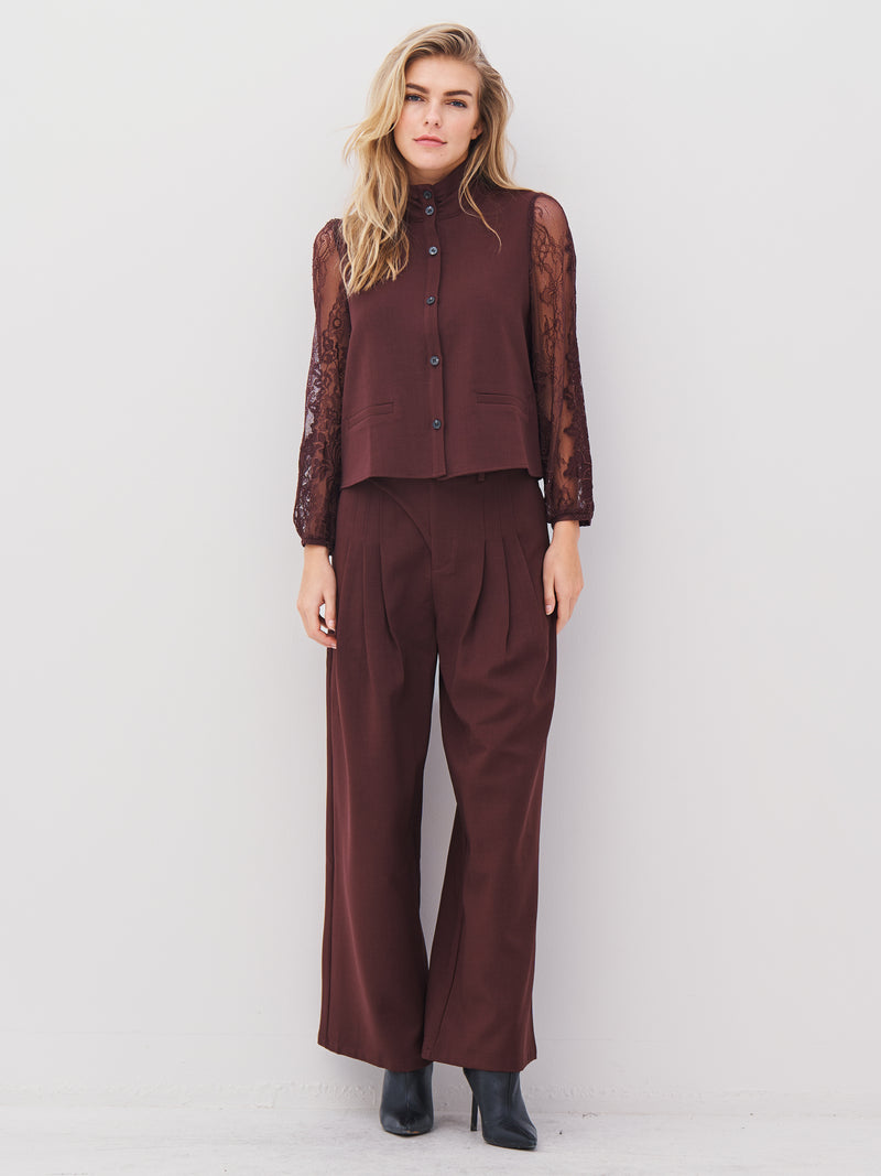 NÜ ARIEL Hemd Hemdblusen 789 Grape