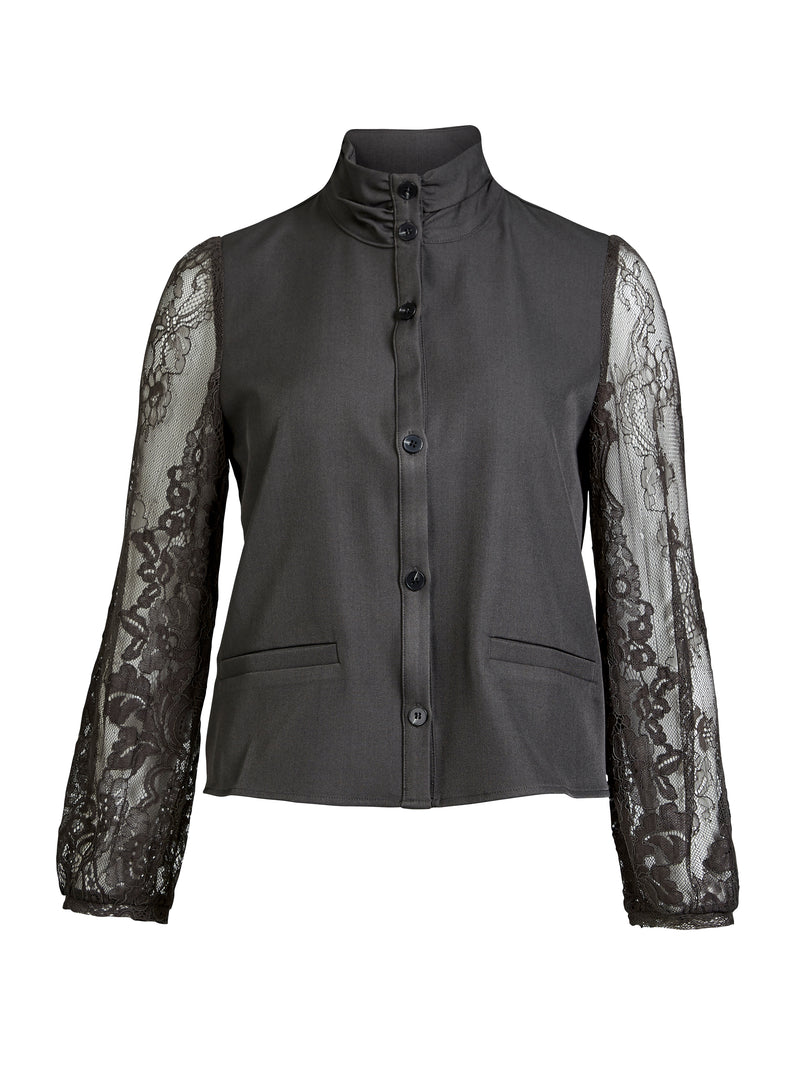 NÜ ARIEL Hemd Hemdblusen 901 Grey