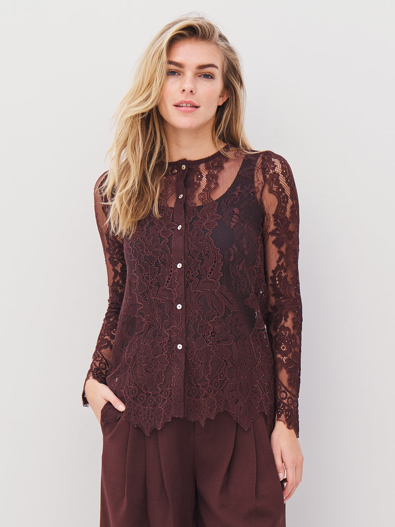 NÜ ARIEL Top Tops und T-shirts 789 Grape