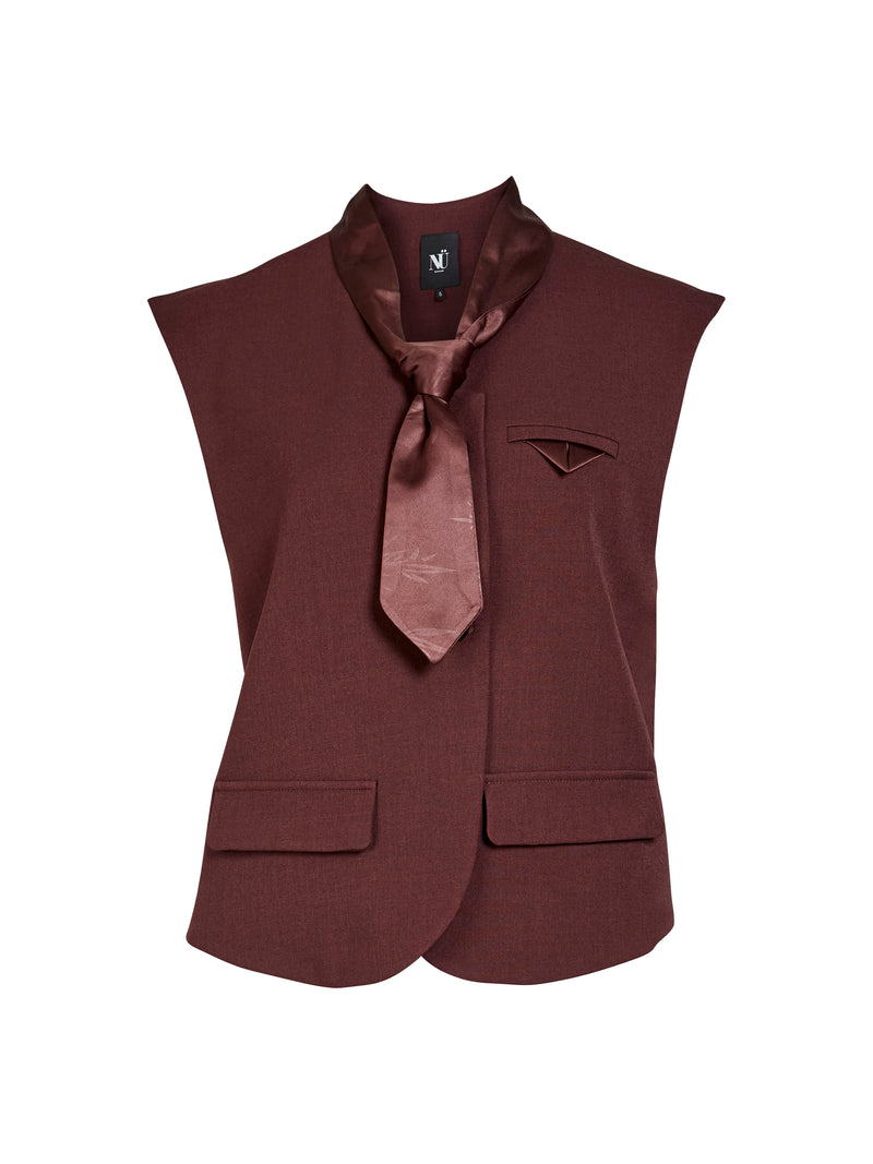 NÜ ARIEL Weste Weste 789 Grape