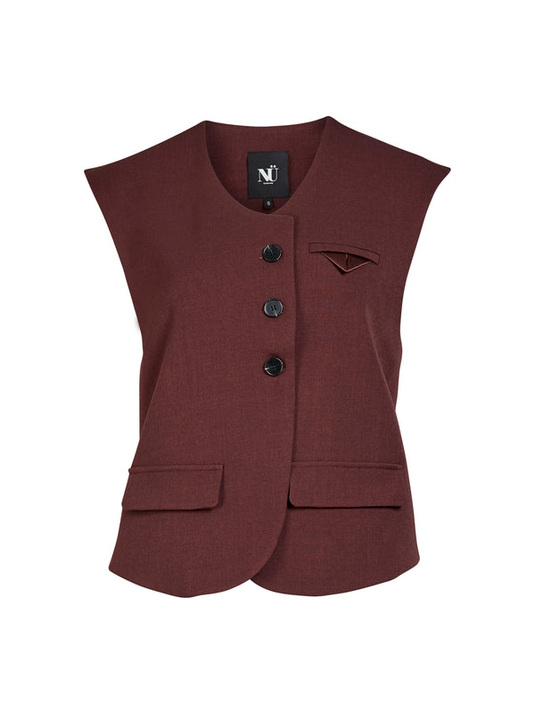 NÜ ARIEL Weste Weste 789 Grape