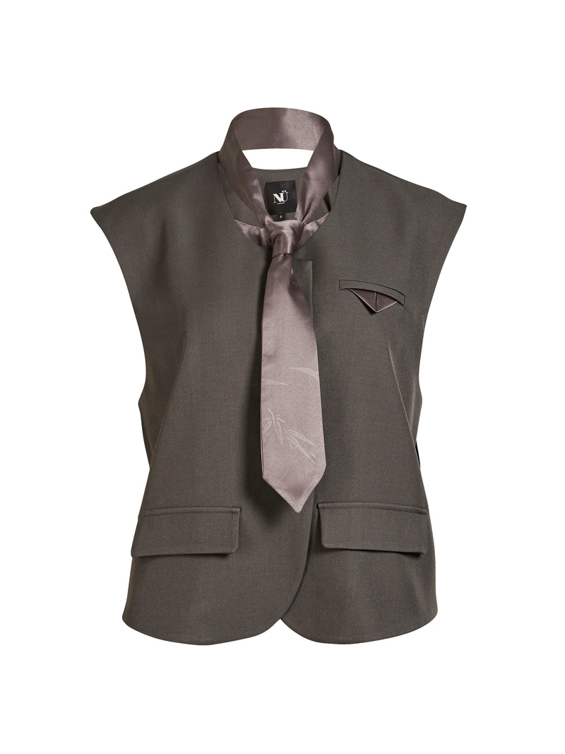 NÜ ARIEL Weste Weste 901 Grey