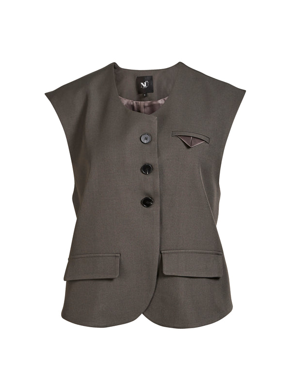 NÜ ARIEL Weste Weste 901 Grey