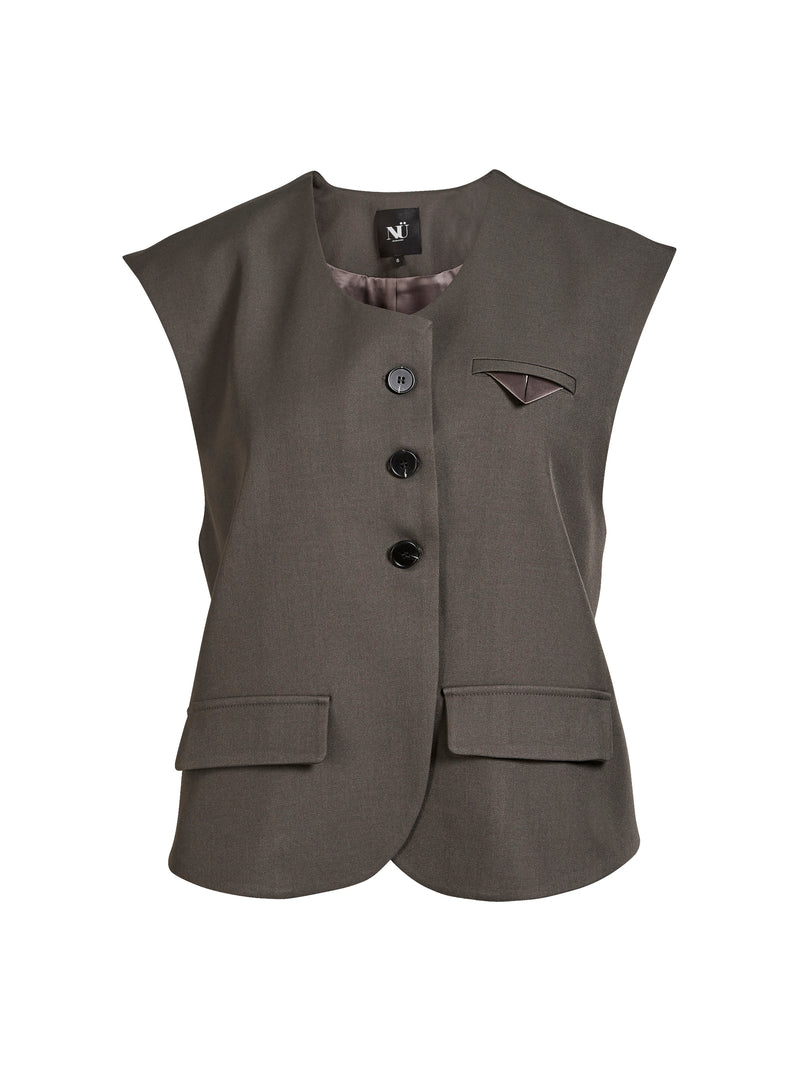 NÜ ARIEL Weste Weste 901 Grey