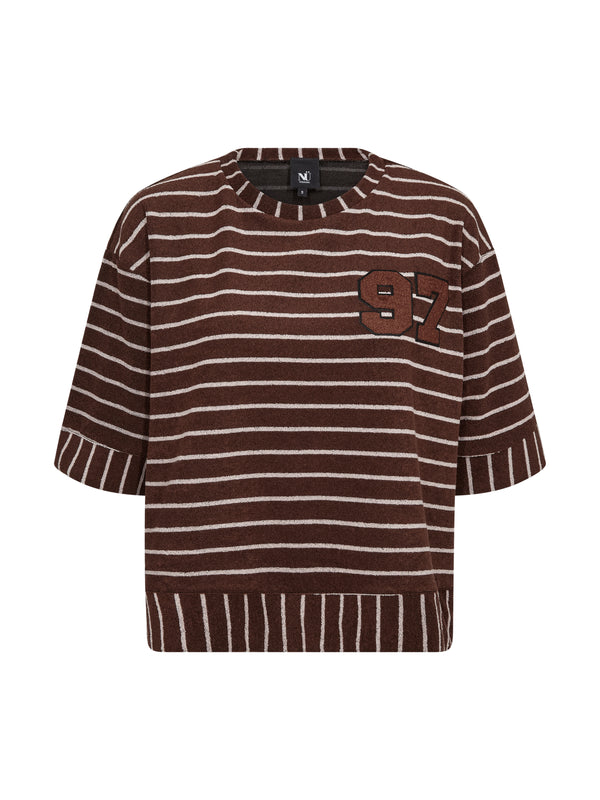 NÜ ASIA Bluse Blusen 289 Brown Mix