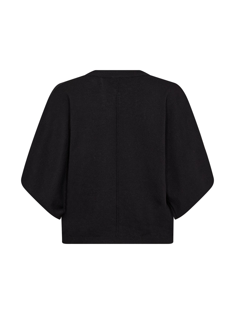 NÜ ASMI Strickbluse  Schwarz