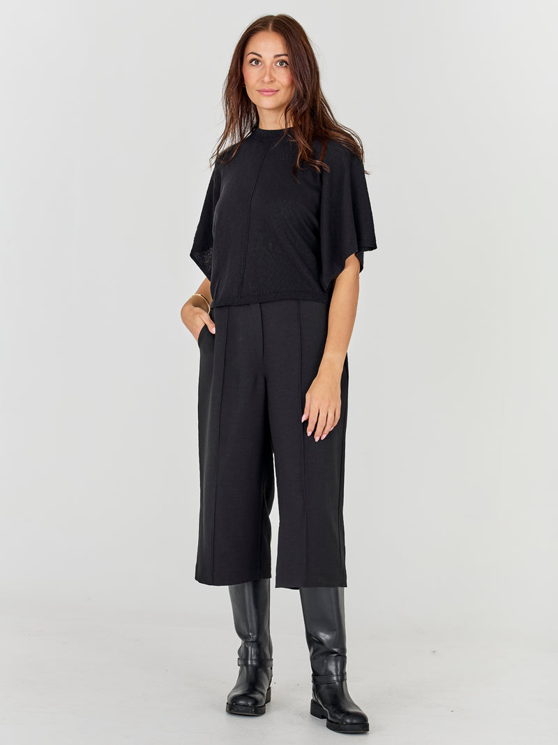 NÜ ASMI Strickbluse  Schwarz