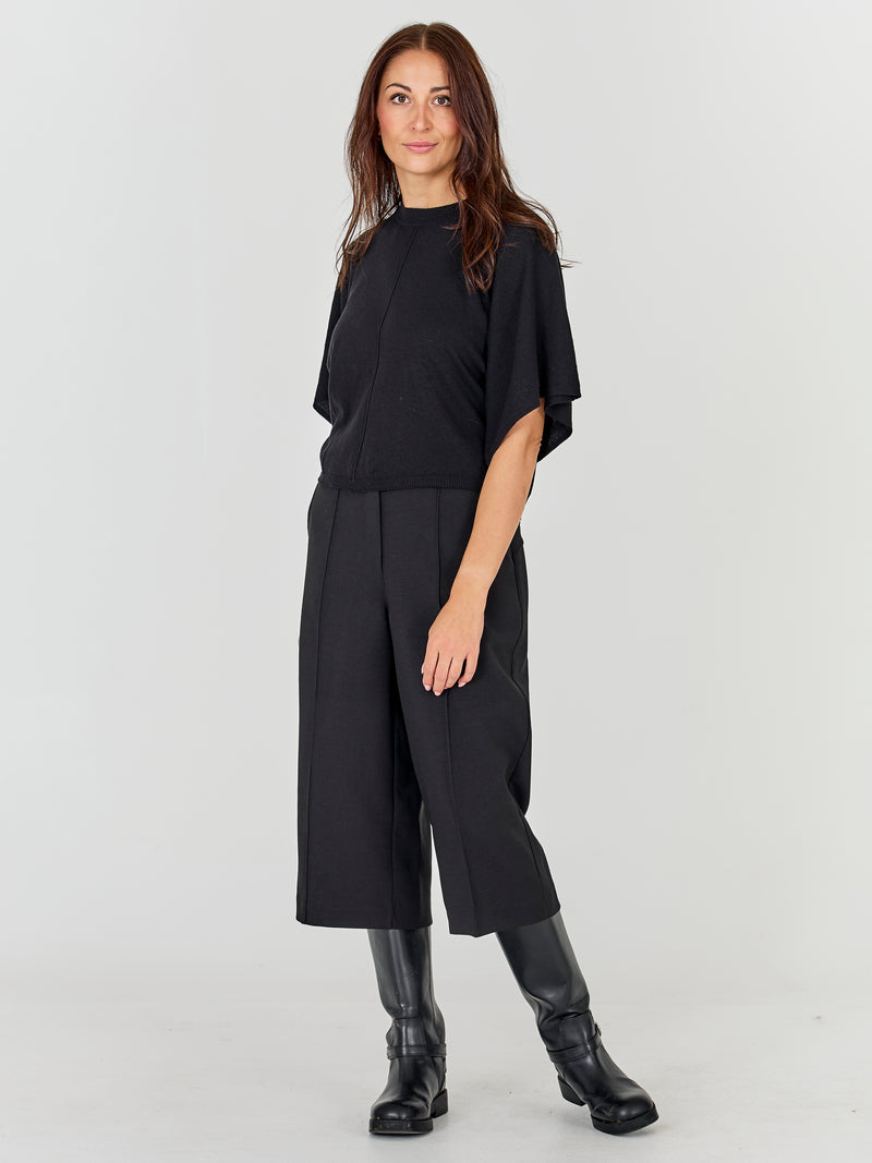 NÜ ASMI Strickbluse  Schwarz