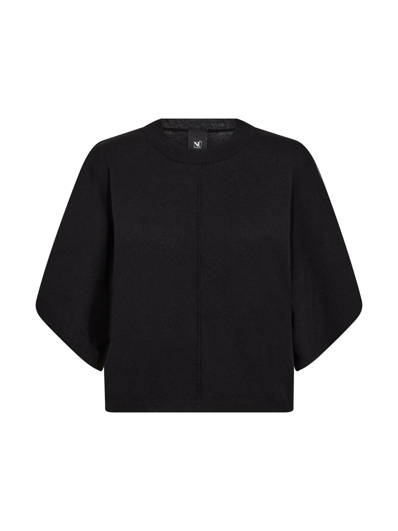 NÜ ASMI Strickbluse  Schwarz