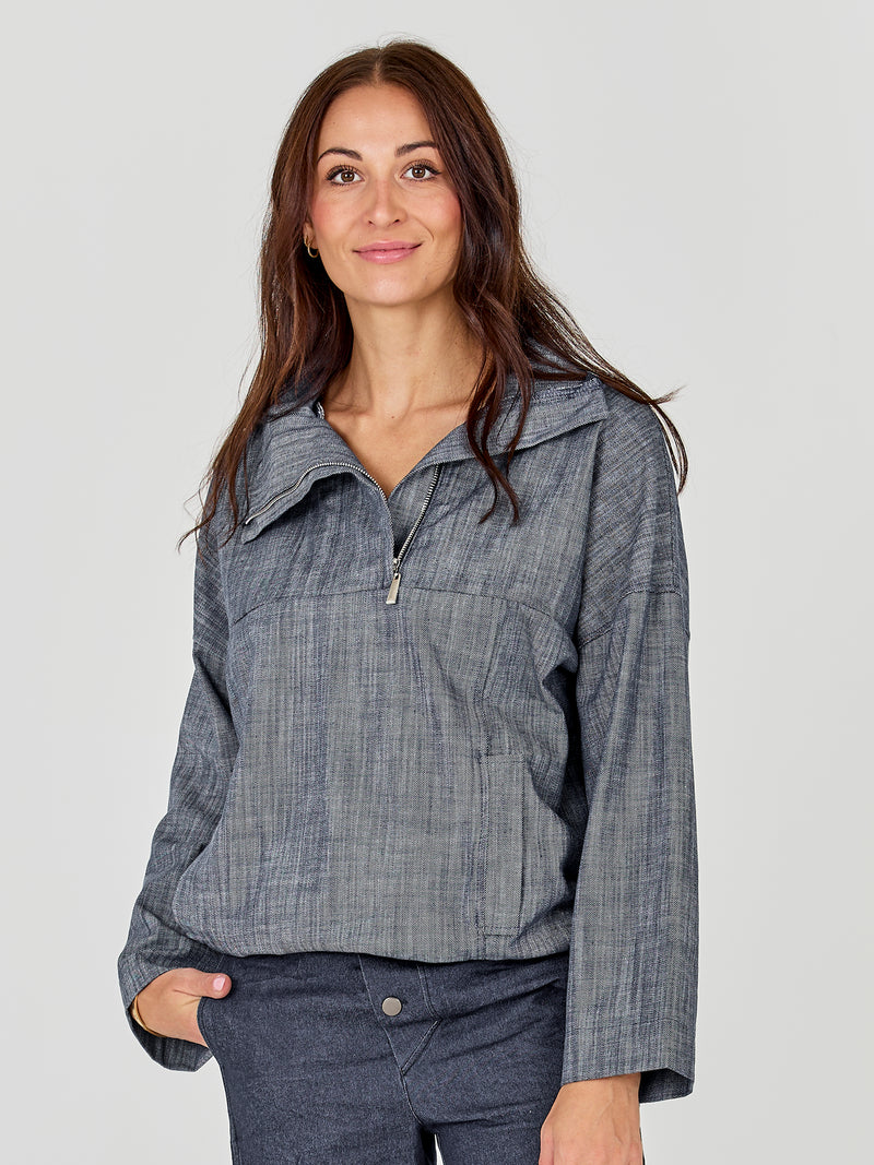 NÜ ASTI Bluse Blusen 486 Denim