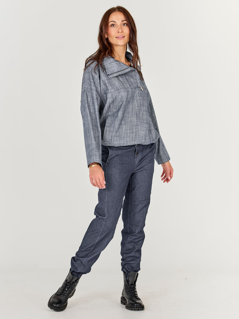 NÜ ASTI Bluse Blusen 486 Denim