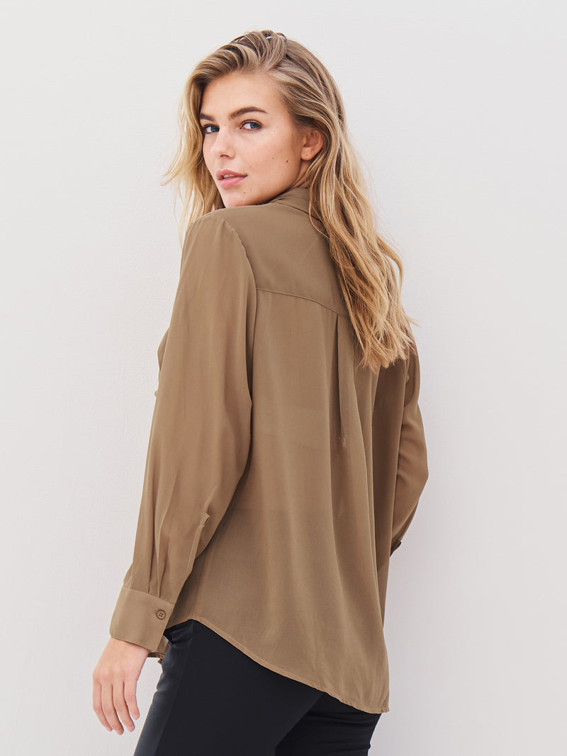 NÜ ASTRID Hemd Hemdblusen 220 Camel