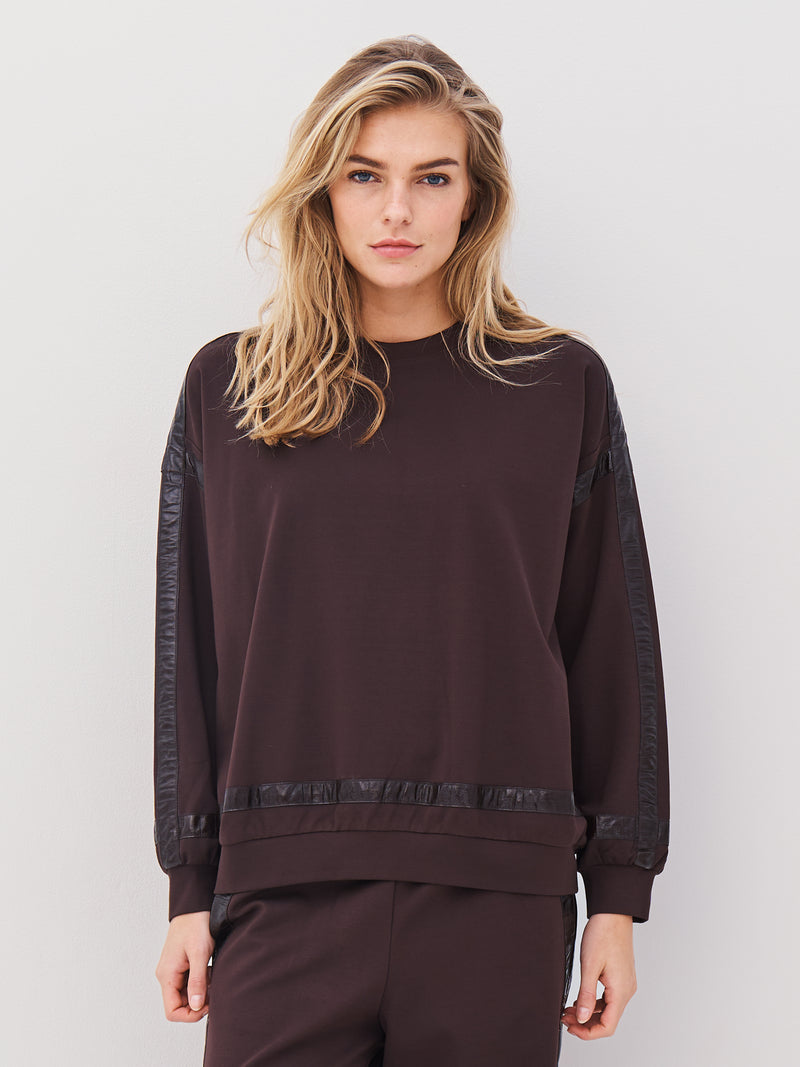 NÜ ATHEA Sweatshirt Blusen 289 Brown