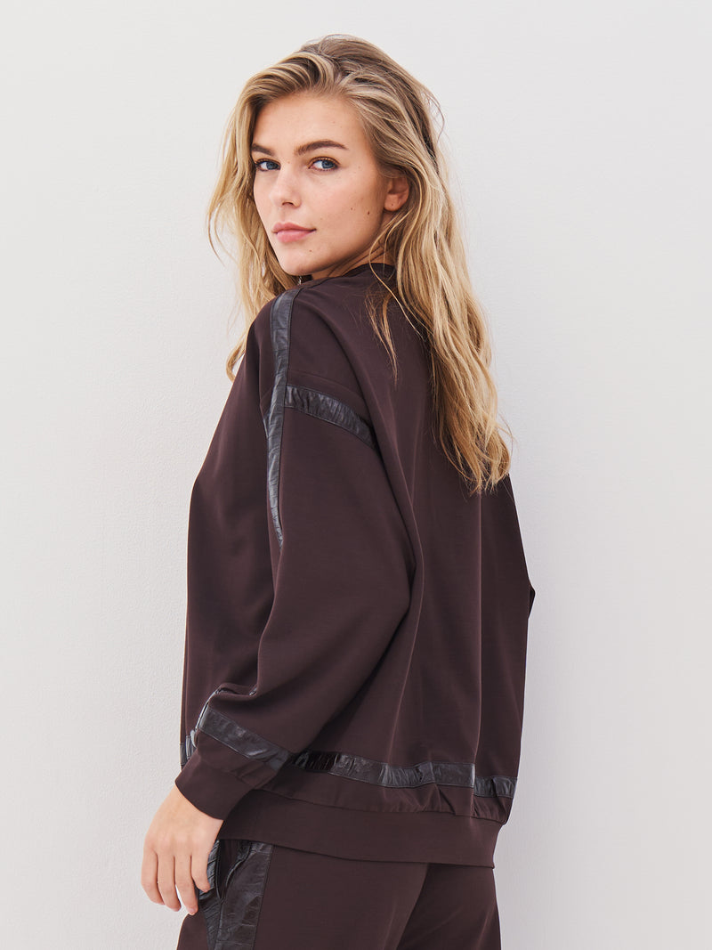 NÜ ATHEA Sweatshirt Blusen 289 Brown