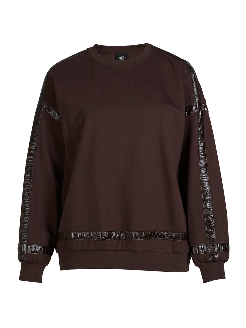 NÜ ATHEA Sweatshirt Blusen 289 Brown