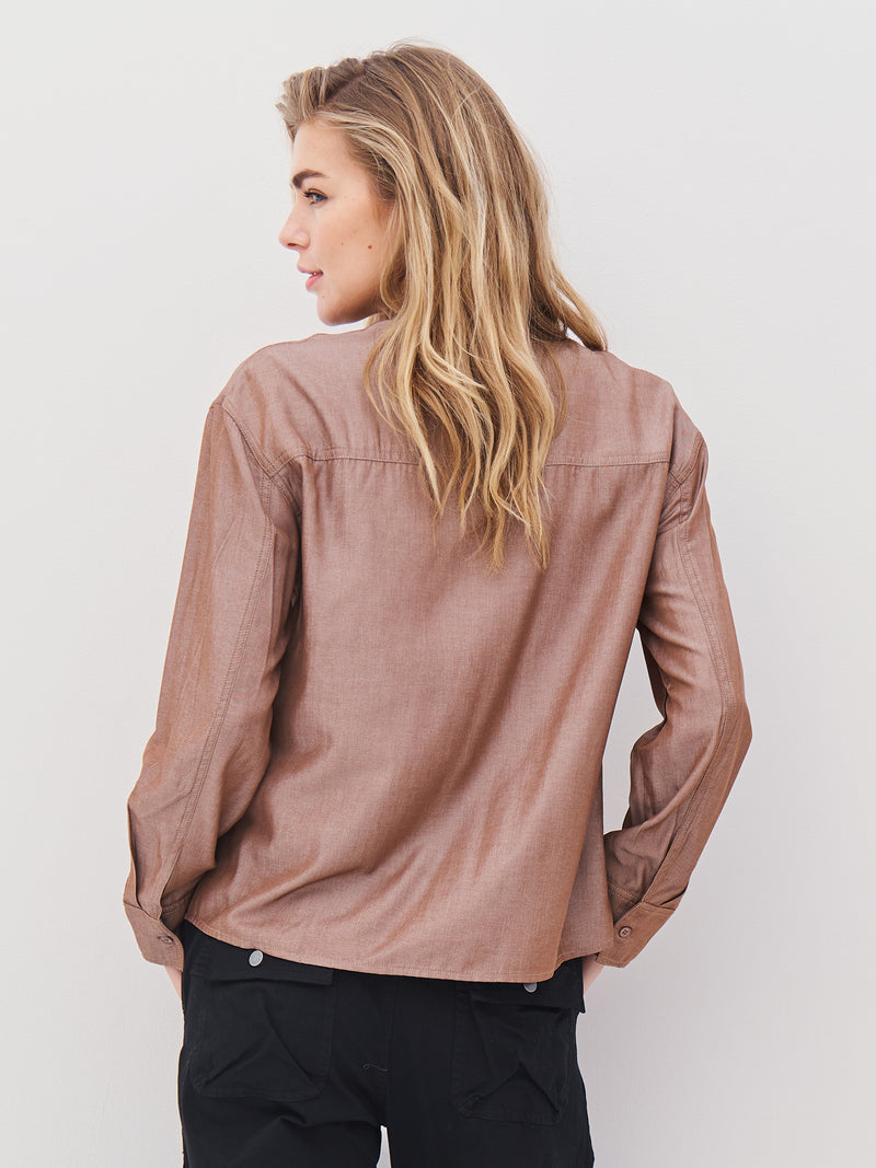 NÜ AVALON Hemd Hemdblusen 220 Camel