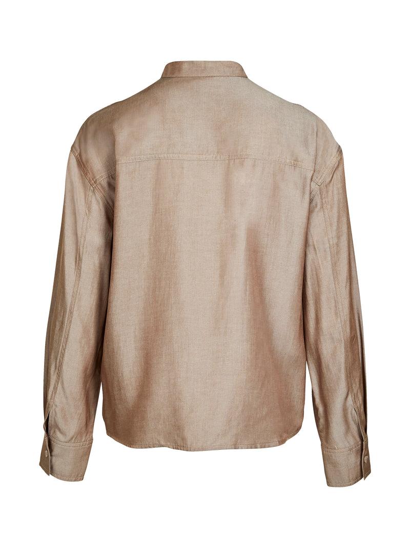 NÜ AVALON Hemd Hemdblusen 220 Camel