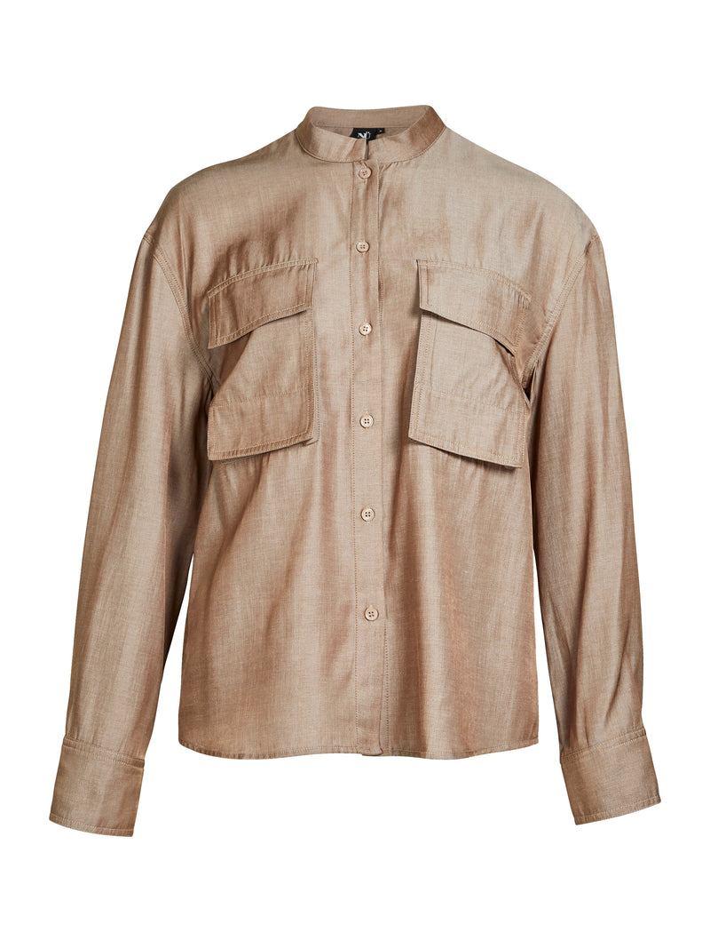 NÜ AVALON Hemd Hemdblusen 220 Camel