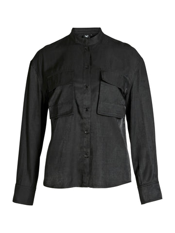 NÜ AVALON Hemd Hemdblusen Schwarz