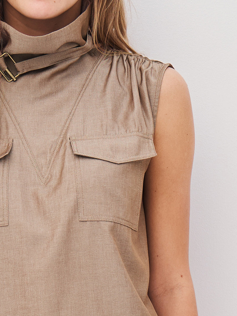NÜ AVALON Oberteil Tops und T-shirts 220 Camel