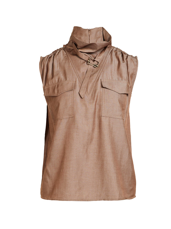 NÜ AVALON Oberteil Tops und T-shirts 220 Camel