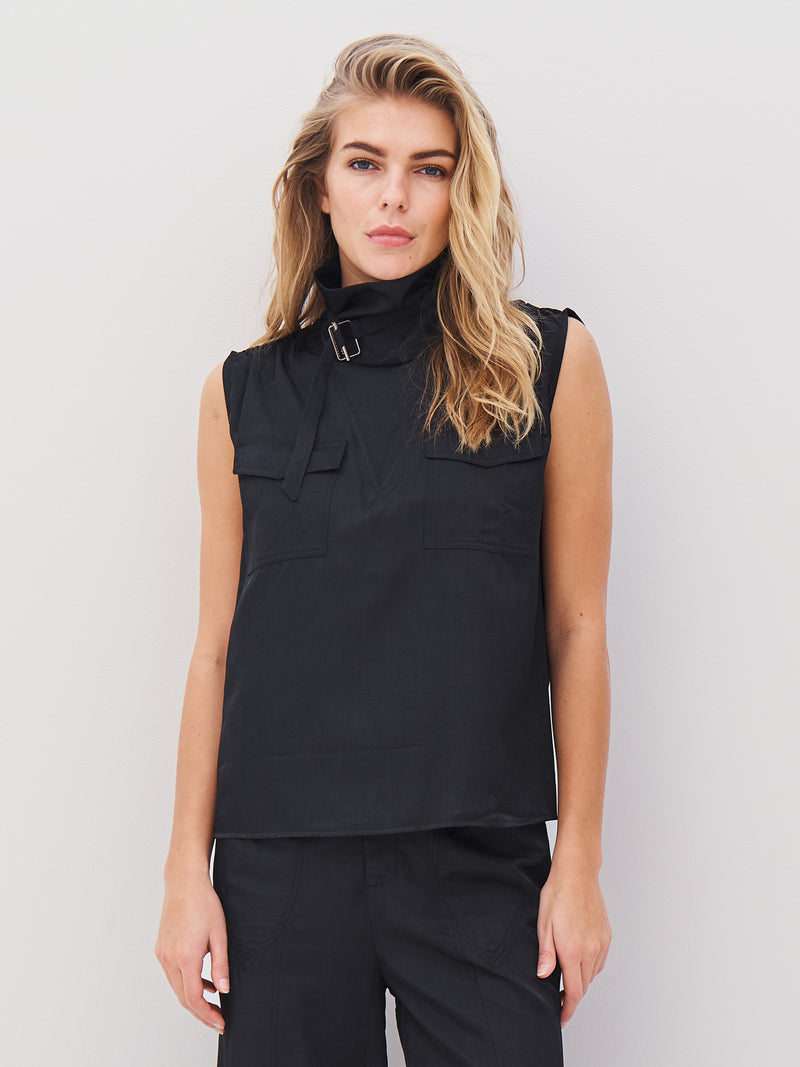 NÜ AVALON Oberteil Tops und T-shirts Schwarz