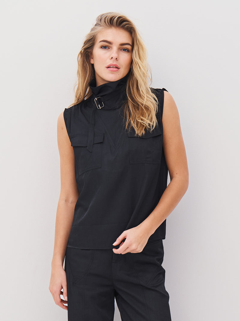 NÜ AVALON Oberteil Tops und T-shirts Schwarz