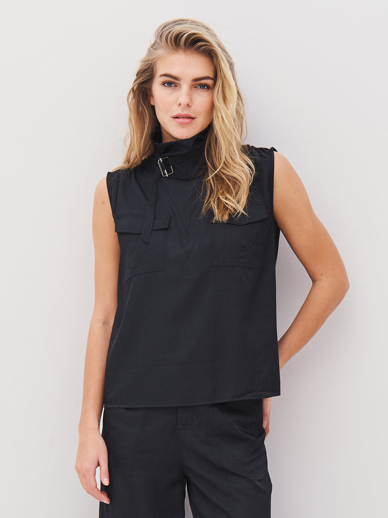 NÜ AVALON Oberteil Tops und T-shirts Schwarz