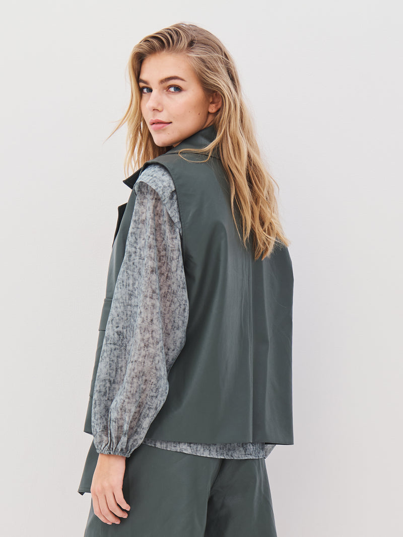 NÜ AVA Weste Weste 385 Dark Green