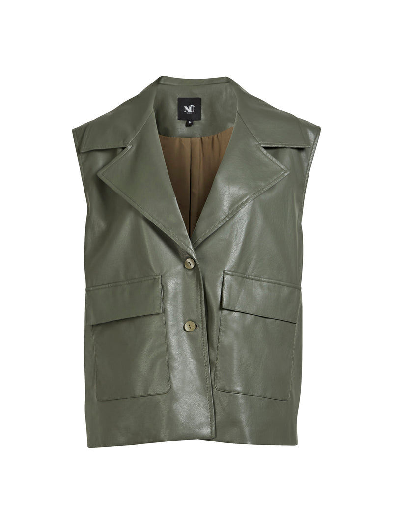 NÜ AVA Weste Weste 385 Dark Green