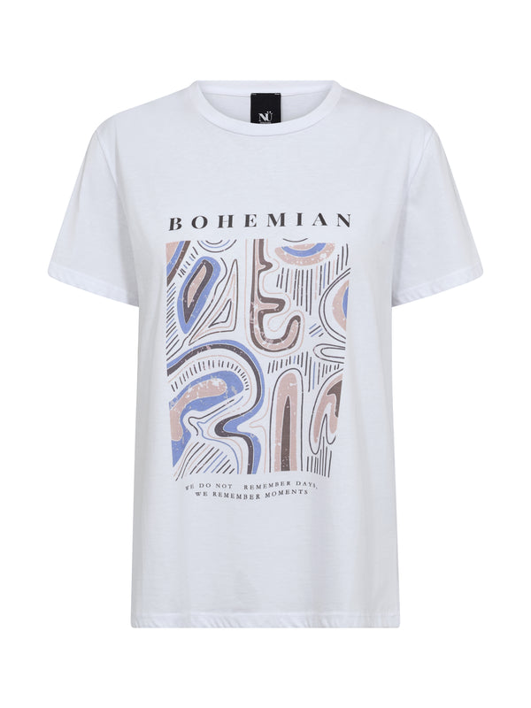 NÜ AYZA T-Shirt Tops und T-shirts 402 Blue mix