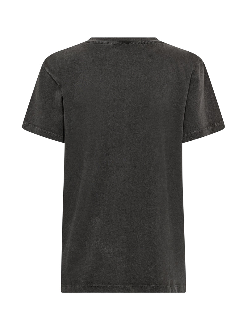 NÜ AYZA t-shirt gefärbt Tops und T-shirts Schwarz mix