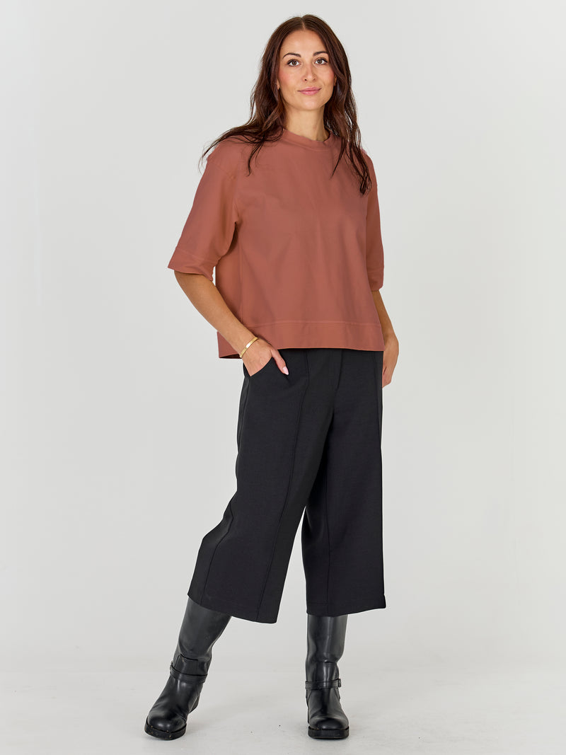 NÜ Alma Sweat Blusen 235 Cappuccino
