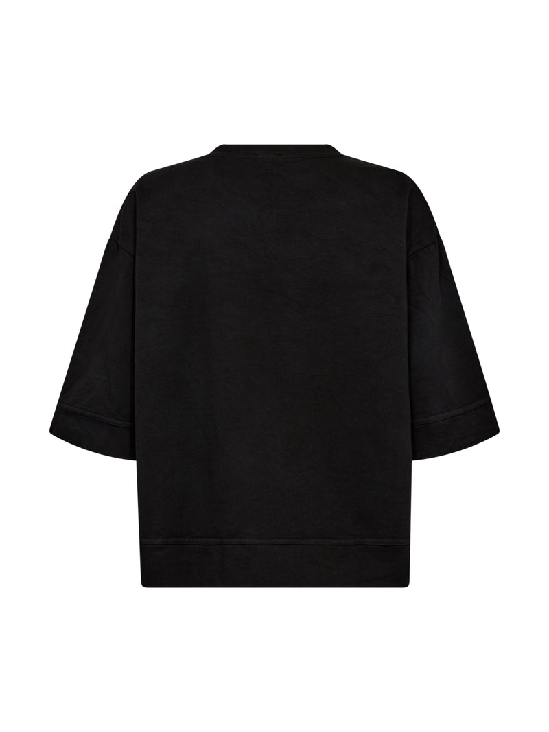 NÜ Alma Sweat Blusen Schwarz