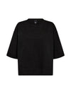 NÜ Alma Sweat Blusen Schwarz