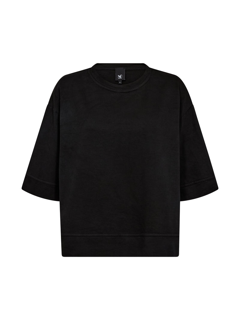 NÜ Alma Sweat Blusen Schwarz