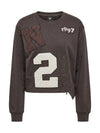 NÜ Asis Sweat Blusen 289 Brown Mix