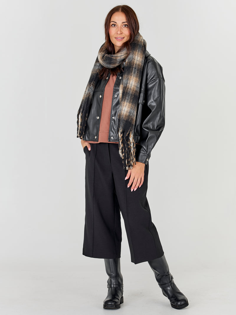 NÜ Aya Schal Accessories Schwarz mix