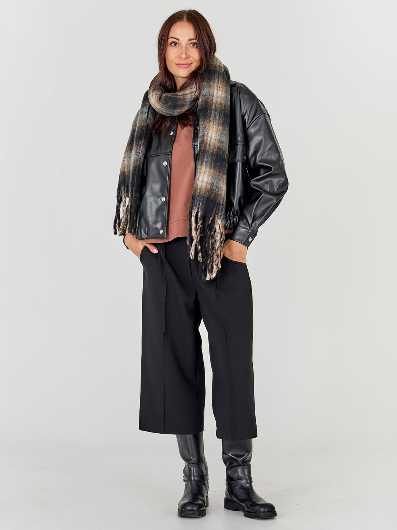 NÜ Aya Schal Accessories Schwarz mix
