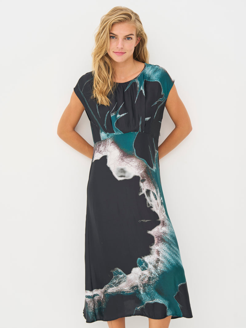NÜ BABETH Kleid Kleider 355 Petrol green mix