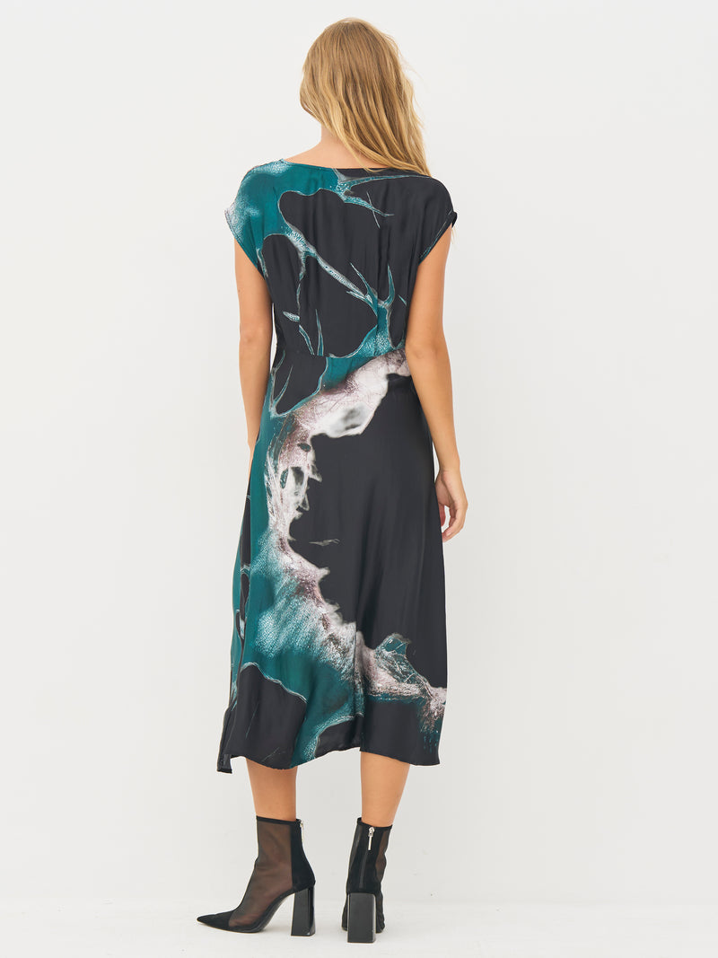 NÜ BABETH Kleid Kleider 355 Petrol green mix