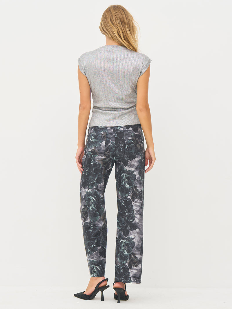 NÜ BALOU Hose Hosen 355 Petrol green mix