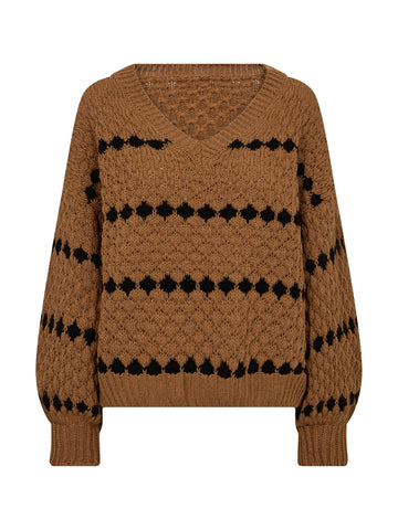 NÜ BANO gestrickt Strick 294 Dark Earth mix