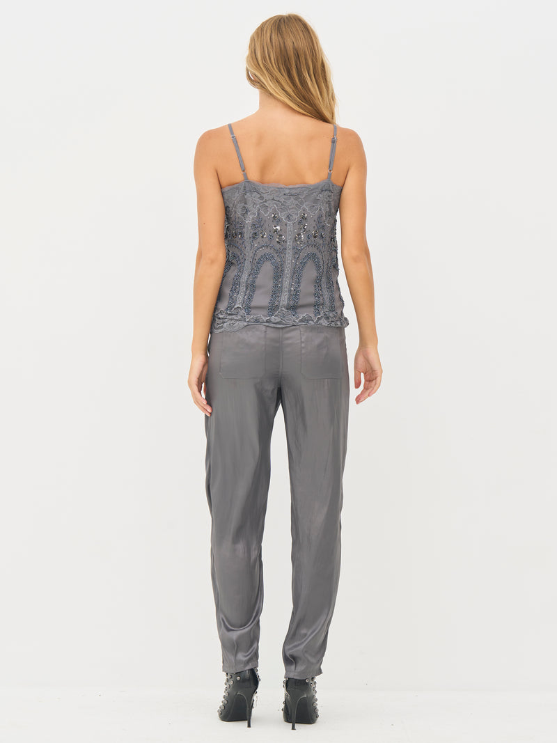 NÜ BEA Top Tops und T-shirts 989 iron grey