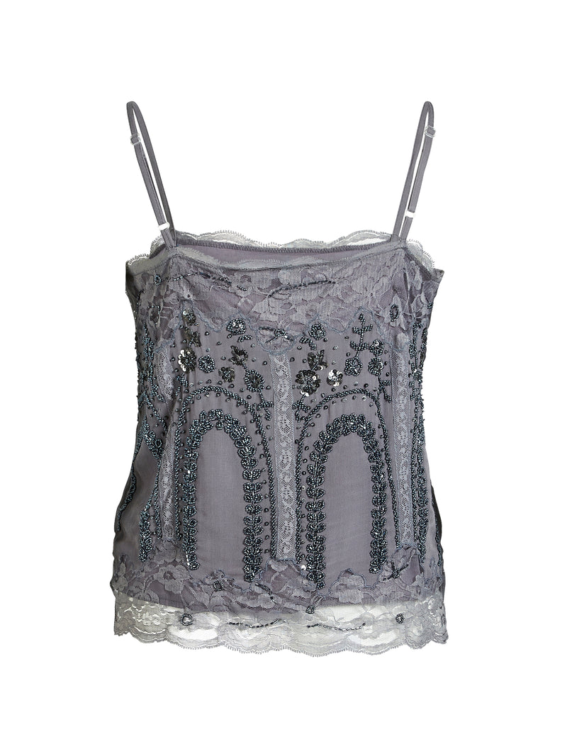 NÜ BEA Top Tops und T-shirts 989 iron grey