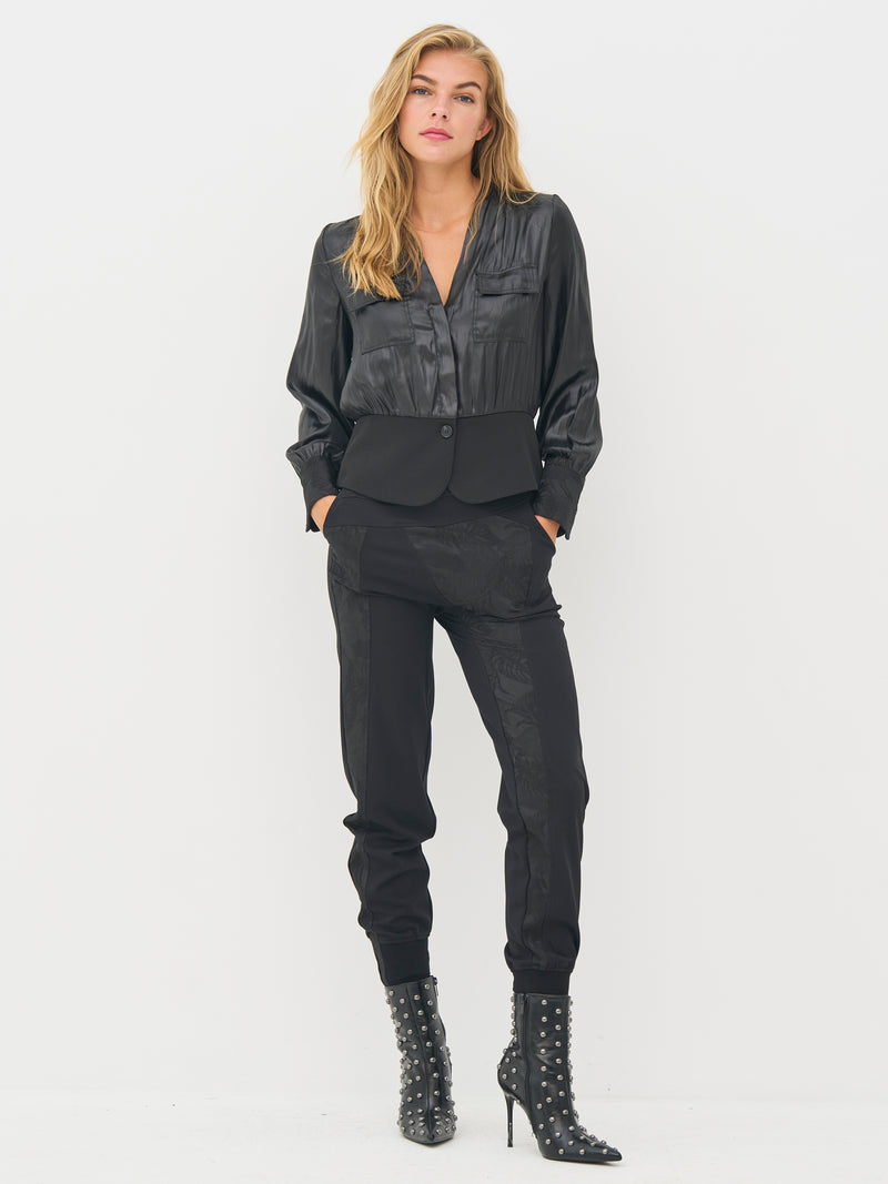 NÜ BECCA Hose Hosen Schwarz