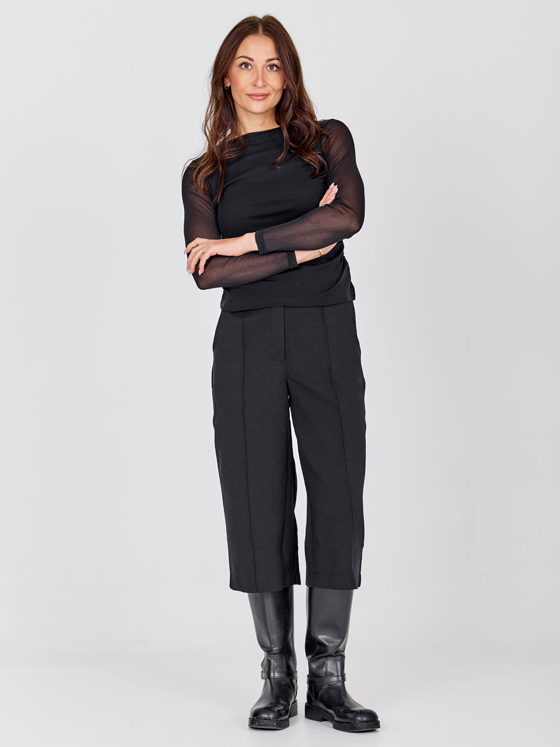 NÜ BETH Langarmshirt Tops und T-shirts Schwarz