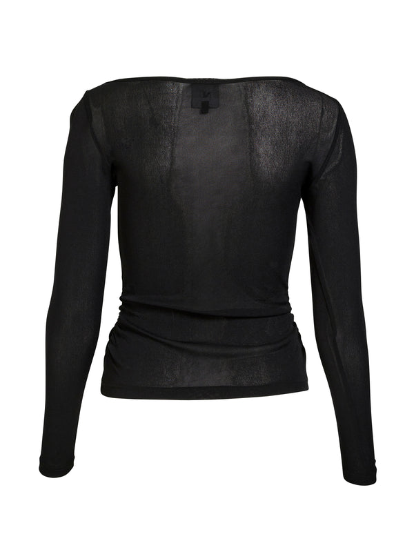 NÜ BETH Langarmshirt Tops und T-shirts Schwarz