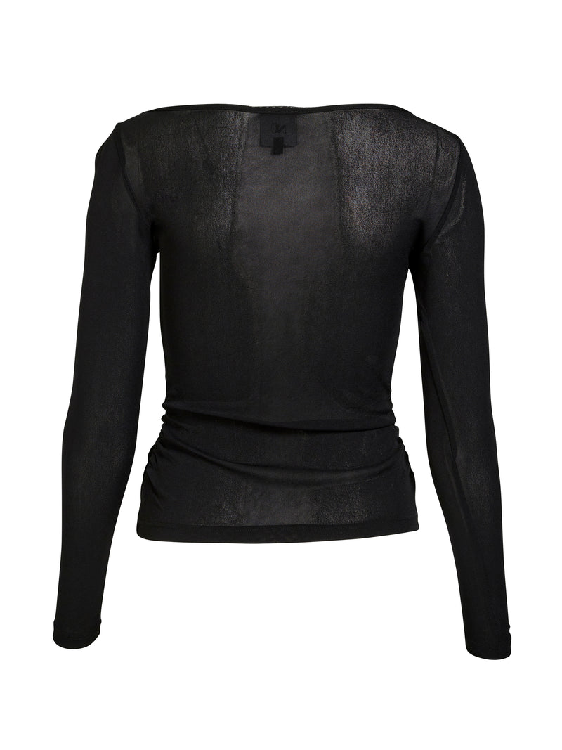 NÜ BETH Langarmshirt Tops und T-shirts Schwarz